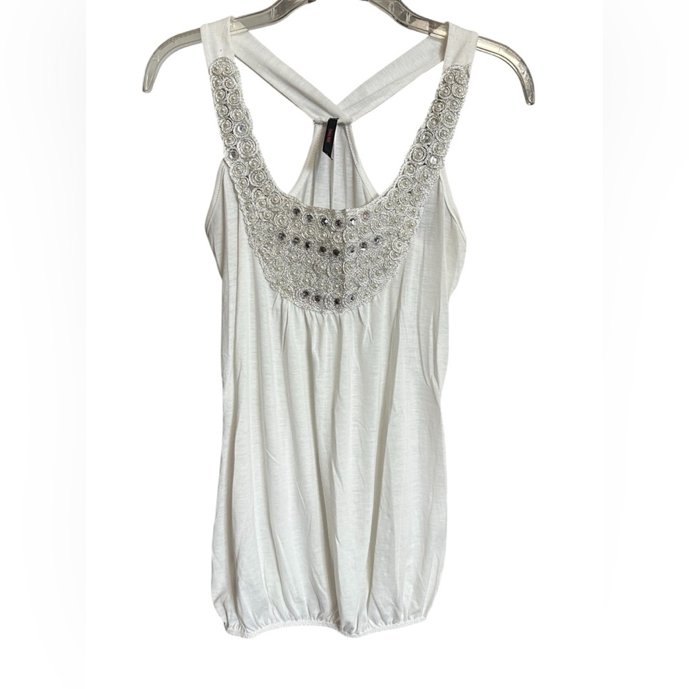 Candy Rain Elegant Embellished Women's Top- NWOT M